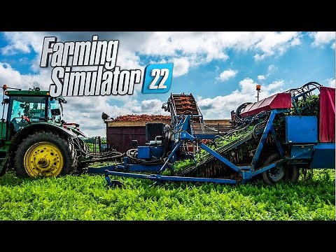 NEW Modern realistic carrot harvester at Farm | Farming Simulator 22