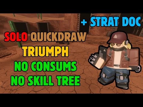 EASIEST Solo Quickdraw Strategy WITHOUT SKILL TREE/CONSUMABLES/SWARMER | Roblox TDS