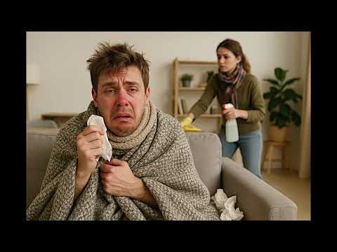 Facet z katarem - przeziębiony mężczyzna, czy sobie poradzi? Uprzedzę odpowiedź - tak. Prawie...