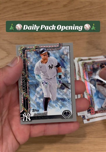 ⚾️ Daily Pack Opening ⚾️ 2025 Topps Baseball Holiday Mega Box #happynewyear #baseball #fyp #2026 #christmas @Topps @Arizona State Card Show @MLB @Alan Hernandez @ebay @Fanatics @Clever Cuban Cards @Sports Cards Nonsense @Biggzy Sports Cards