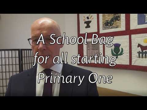 The SNP School Bag explained by First Minister John Swinney