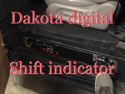 New shifter mount /installing Dakota digital shift indicator module