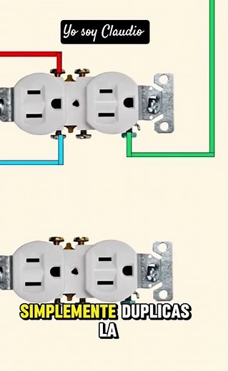 Aprende de forma clara y segura cómo conectar tomacorrientes en paralelo#corrienteelectrica