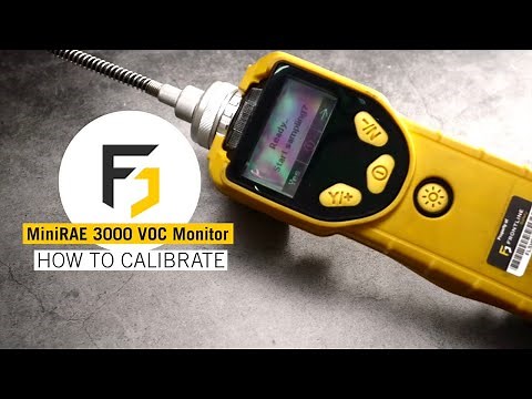 How to Calibrate the MiniRAE 3000 PID Detector