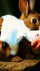 Baby rabbit covered in giant parasites rescued just in time by wildlife heroes #reels ##animals #animalrescue #short | Black Berry