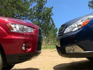 2010 Subaru Outback vs Mitsubishi Outlander off-road review