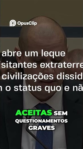 ETS? OVNIs Ryan Graves Revela Possibilidades Alienígenas! #curiosidades #shorts