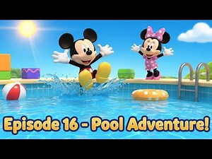 Mickey & Minnie Swimming Pool Adventure 🏊‍♀️🌞 | Episode 16 | Kids Cartoon