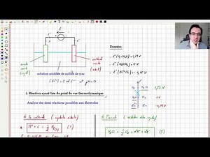 EC034. Électrolyse d'une solution de zinc.