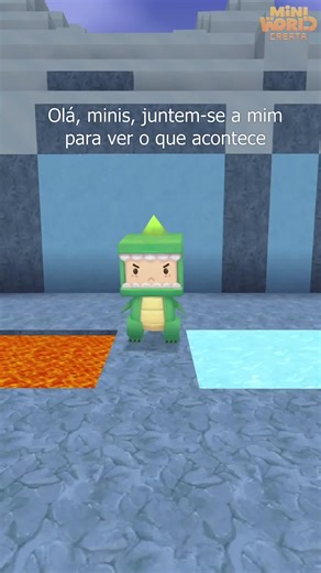 A nova versão 2.0 chegará em breve. Como está indo sua viagem ao Campo de Gelo? Explore e descubra mais no Mini World! #miniworld #miniworldbr #miniworldbrasil #campodegelo #meme #memes #miniversao2.0