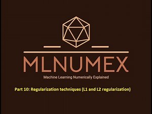 Part 10: L1 and L2 regularization in loss functions