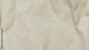 crumpled paper texture animated with transparent background Stock Video