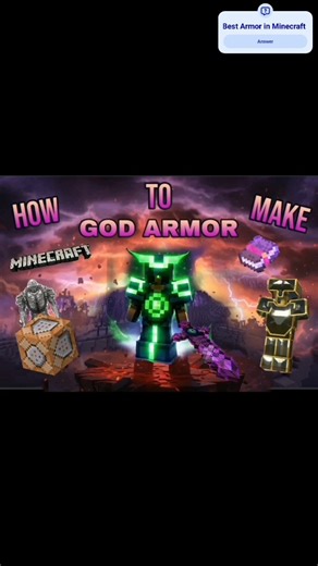 HOW TO MAKE GOD ARMOR IN MINECRAFT. NO ONCE CAN DEFEAT YOU IN PVP//MINECRAFT//DETAILS//NT_GAMERZZ_95