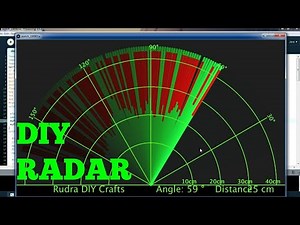 How to Make a Short Range Radar || Using Arduino Uno and Sonar || Rudra DIY Crafts