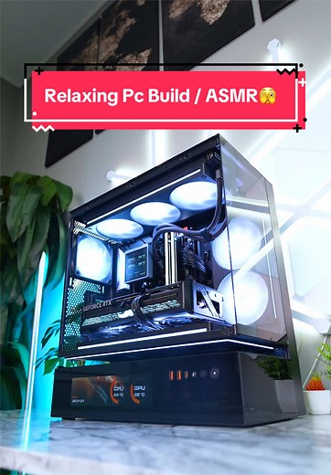Relaxing PC Build ASMR: Ryzen 7 9800X3D Gaming PC