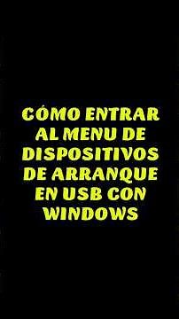 How to Enter the Boot Device Menu #USB #boot #windows #esparati #viralvideoシviralシ