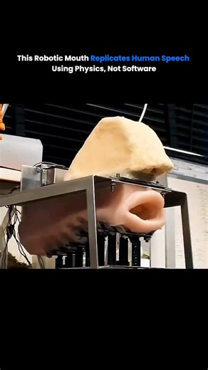 Poweredresearch | This video showcases a sophisticated robotic mouth designed to replicate human speech through physical mechanics rather than software. The... | Instagram