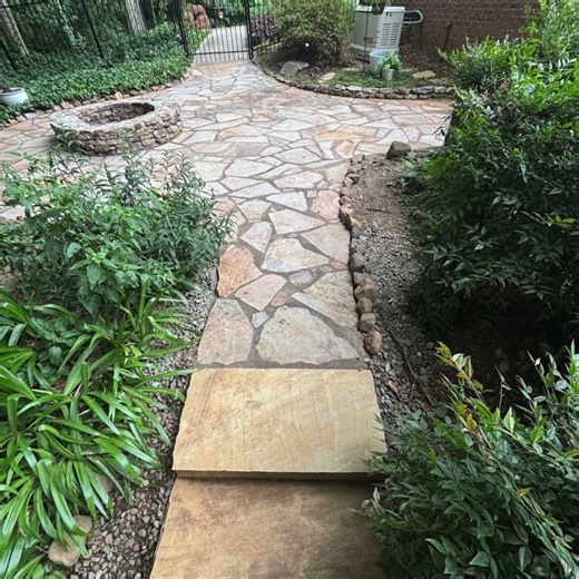 Flagstone Patio Upgrade | Alliance Gator Seal & TNC Step Installation