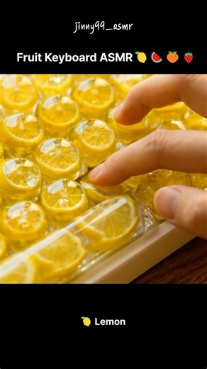 Fruit Keyboard ASMR 🍋🍉🍑🍓