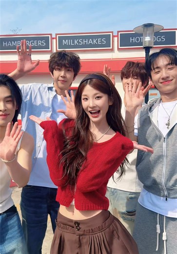 웁스 한 뮤비 촬영장 비하인드 🔥 with #떰프 #혜민 #hyemin #Oops @떰프