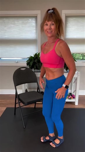 No excuses! Strengthen and tone your core with these 3 chair exercises 🪑💪🏼 Perfect for beginners and those who want to avoid sit-ups and/or planks 👌 @motivationaldoc 🙏 #coreworkout#homevorkout#healthyaging#Agelessfitness#10minuteabs#instafit#seniorfitness#fitnessmotivation#fitnessgoals