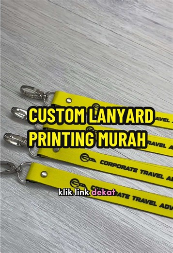 Lanyard Custom Printing Murah untuk Team dan Event