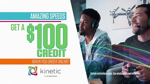 190 reactions · 47 shares | Stay connected to what matters with ultra-fast and reliable internet speeds. PLUS, get $100 credit when you sign up today. | Kinetic Internet | Facebook
