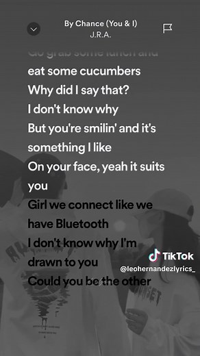 By Chance (You And I) - J.R.A Lyrics