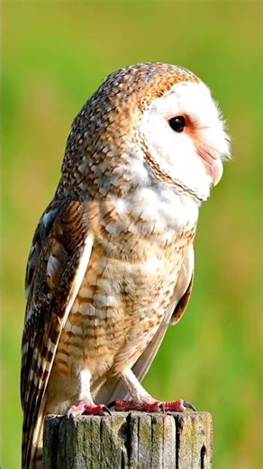The Unique Sound of a Barn Owl 🔊 #owl #nature