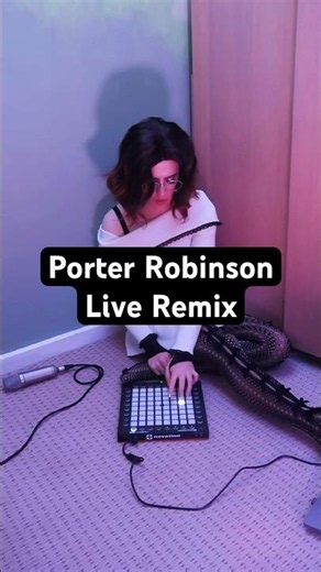 Porter Robinson & Frost Children - Mona Lisa (live remix performance)