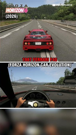 Forza Horizon Car Evolution | Ferrari F40 (1987) | Forza Horizon 6 vs 5 vs 4 vs 3 vs 2 vs 1