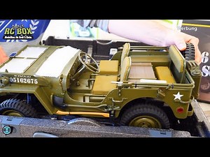Detailed RC JEEP WILLYS 1/6 scale RocHobby 1941 MB Scaler | Unboxing
