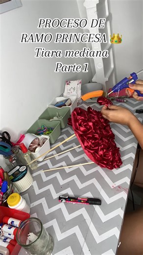 Tutorial: Ramo Princesa con Tiara Mediana - Parte 1