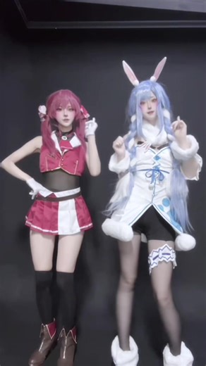 本日ぺこまり併せでした❣️#ホロライブコスプレ #hololivecosplay #宝鐘マリンコスプレ #兎田ぺこらコスプレ #cospaly 🐰⇒@ゆ と り❕