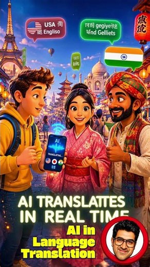 How AI Translates Languages Instantly | AI Explained Simply #languagetranslation #ai