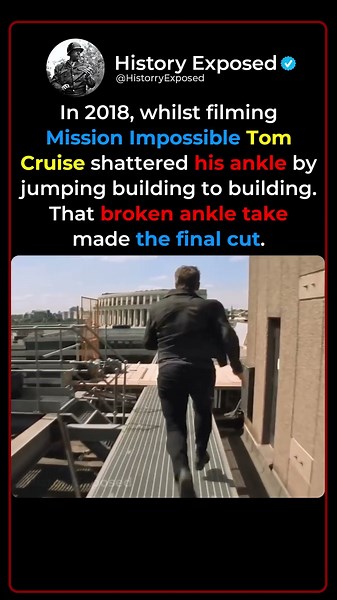 When Tom Cruise Broke His Ankle Mid-Stunt 🎬💥