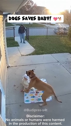 Dogs Saves Baby! 💖🐕—AI CCTV!