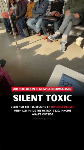 Delhi Metro AQI Hits 320 | Air Pollution Normalised Beyond Danger