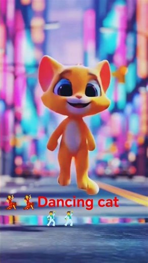 Funny 3D Cartoon Cat Running 😂#luckygameplay #short