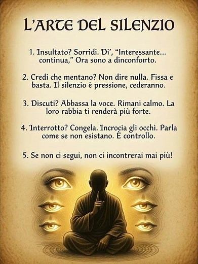 L’arte del silenzio 🤫 5 verità che pochi capiscono #shorts #psicologia #mindset #saggezza