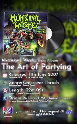 Municipal Waste: The Art of Partying Album Review