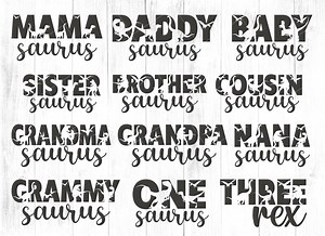 Mama Saurus Svg, Matching Family Svg, Mamasaurus Svg, Dinosaur Svg, Family Saurus Svg, Dinosaur Family Svg, Svg Files for Cricut, Saurus Svg - Etsy