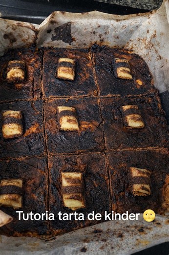 Receta fácil de tarta Kinder Bueno sin horno