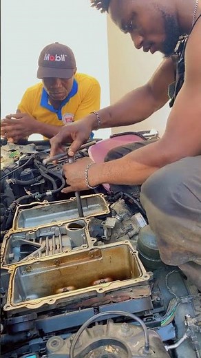 Working on Range Rover sport head gasket replacement #rangerover