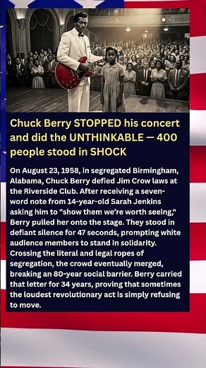 Chuck Berry STOPPED his concert and did the UNTHINKABLE — 400 people stood in SHOCK