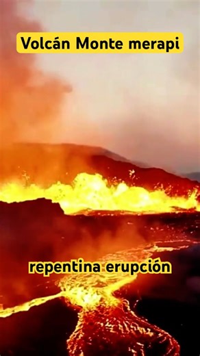 Volcán Merapi: El más peligroso de Indonesia está despertando 🌋 #volcano
