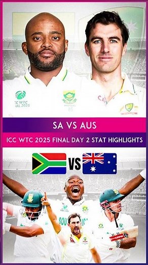 SA vs AUS ICC WTC 2025 Final Day 2 Stat Highlights: Australia Finishes At 144/8, Leading By 218 Runs