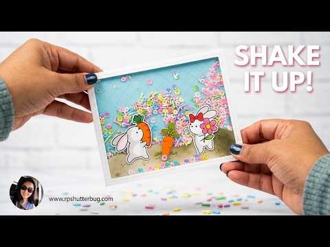 DIY Easter Shaker Card | Bunnies and Sprinkles