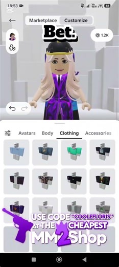 "Let's troll in mm2" #roblox #mm2