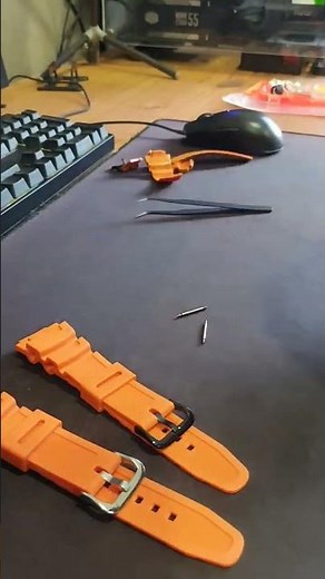 Casio watch strap replacement.